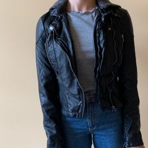 Free People Leather Jacket